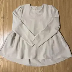 GLAMOROUS GARDEN ホワイト長袖トップス　ブラウス　チュニックのサムネイル