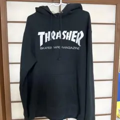 THRASHER SKATEBOARD MAGAZINE パーカー ブラック