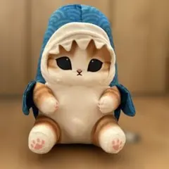【新品】mofusand サメにゃん　和　BIGぬいぐるみ　ブルー