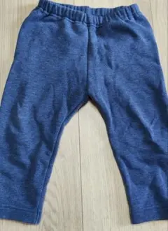 UNIQLO ベビー 裏ボア パンツ ネイビー 80cm