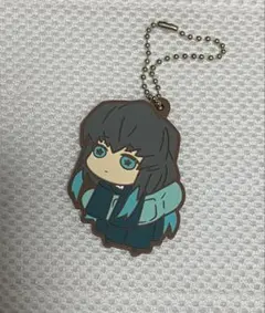 鬼滅の刃　無一郎＆天元缶バッジ、行冥ラバーストラップ 鬼滅の刃 5点ぷち福袋/ラバーストラップ/缶バッチ/シール/カード