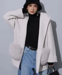 2025年最新】arpege story ファー付きフードリバーコートの人気