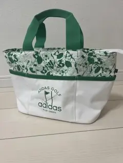 adidas GOLF トートバッグ ホワイト/グリーン