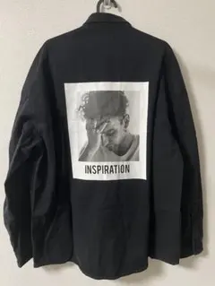 Bershka デニムジャケット プリント