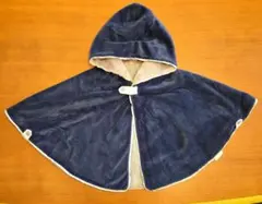 10mois ディモワ　ネイビー アウター　マント