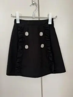 evelyn ビジュースカートブラック