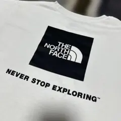 THE NORTH FACE TシャツLサイズ　ノースフェイス白　黒　ボックス。のサムネイル