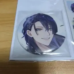 にじさんじ　長尾景　誕生日グッズ　缶バッジ