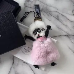 PLADA ファーキーホルダー