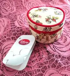 お値下げ♥新品未使用 Disney ミニーポーチ 円形 小型 ジュエリーポーチ