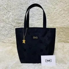 【新品未使用】FEILER　フェイラー　ハイジ　ジャガードバッグブラック