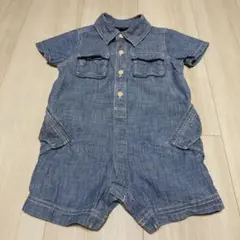 GAP デニムロンパース つなぎ