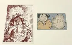 ヒロアカ 荼毘 原画展 ポスカ カード コースター