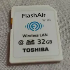 TOSHIBA FlashAir W-03 32GB メモリーカード