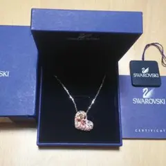SWAROVSKI スワロフスキー ハートネックレス ペンダント リバーシブル