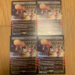 MTG Sonic foil 英語 武器庫の開放 4枚セット