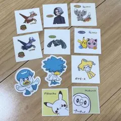 ポケモンパンシール　ポケピース　デコキャラ　シールまとめ売り