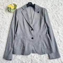 未使用級♡ラルディーニ テーラードジャケット ブートニエール グレー 40