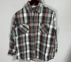 80s USA製 BIGMAC ヘビネル 好配色 ネルシャツ JC Penney