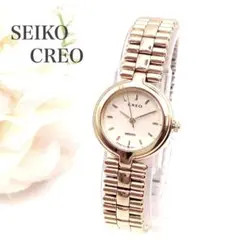 新品電池　稼働品 SEIKO セイコー CREO レディース クォーツ 腕時計