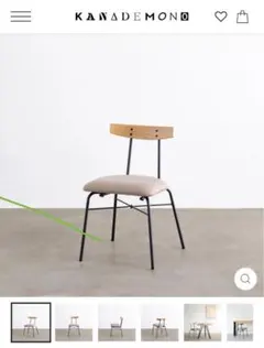 Kanademono　かなでもの　ダイニングチェア　オーク材 Scandinavian Design シンプル チェア オーク無垢材 2脚セット