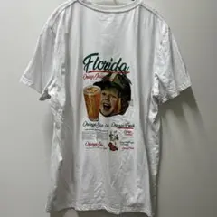 Florida Orange Juice Tシャツ 半袖 ホワイト　XLサイズ