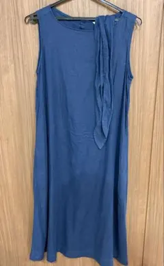 UNIQLO ネイビー ノースリーブワンピース ユニクロ レディース