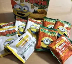 新品・未開封 ユニバーサル　ミニオンズ パスタスナック 9袋　トマト＆チーズ