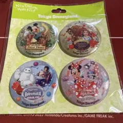 缶バッジ ニューファンタジーランド カンバッジ ミッキー ミニー ベル 野獣