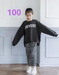 coca　トレーナー ブラック 100
