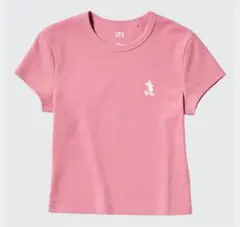 ユニクロ　UT ディズニー　ピンク　M ミッキー