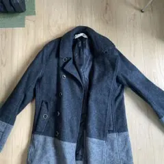 ダークグレー・グレー ダブルブレストジャケット