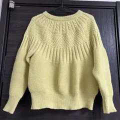 ノンキュール柄編みニット　ザラ　グローバルワーク　しまむら　サマンサモスモス