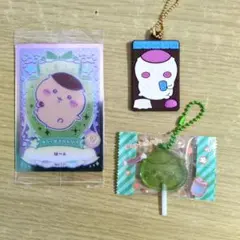 くりまんじゅう アクリルキーホルダー クリアカード ラバーキーホルダー セット