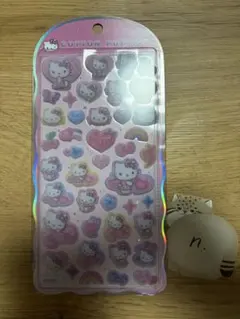 【正規品】ハローキティー　コットンパフィーシール