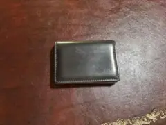 ガンゾ シェルコードバン 名刺入れ