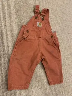 Carhartt ベージュ オーバーオール12m - メルカリ