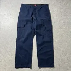 Wrangler WORKWEARカーゴパンツ34×30 ネイビー ワークパンツのサムネイル