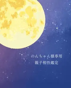 【のんちゃん様専用】親子の相性鑑定