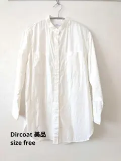 Discoat ホワイト 長袖シャツ