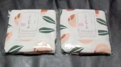 ここちよ 片面ガーゼ フェイスタオル 2枚セット