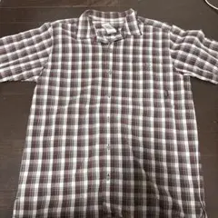 こ*う様 patagonia 半袖シャツ M ブラウン系チェック