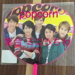 嵐公式グッズ popcorn ミニうちわ 集合
