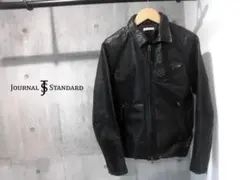ジャーナルスタンダード ゴートレザー シングル ライダースジャケット M やぎ革