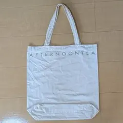 【AFTERNOON TEA】エコバッグ A4サイズ アイボリー