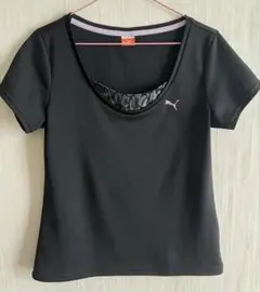 PUMA ブラック 半袖Tシャツ メッシュインナー Ｍサイズ