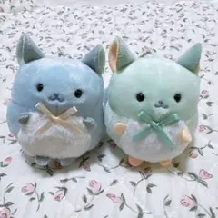 ふわもちちんちら〜ず ぬいぐるみマスコット ベリー ミント 가챠 チンチラ