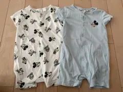 ミッキー　ミニー　ロンパース　H&M 80サイズ