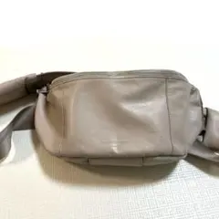 TSUMUGI KABAN ベージュ ショルダーバッグ　ヒップシート　ベージュ
