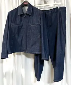 yohjiyamamoto20AW 青ニット、ラップパンツ - メルカリ